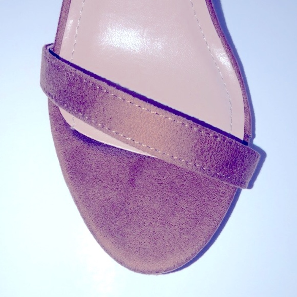 New Glam Brown Lace-up Heels - Picture 2 of 6